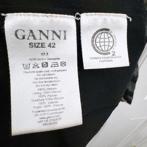 Ganni Carlton Georgette Dress - Picture 6 of 9